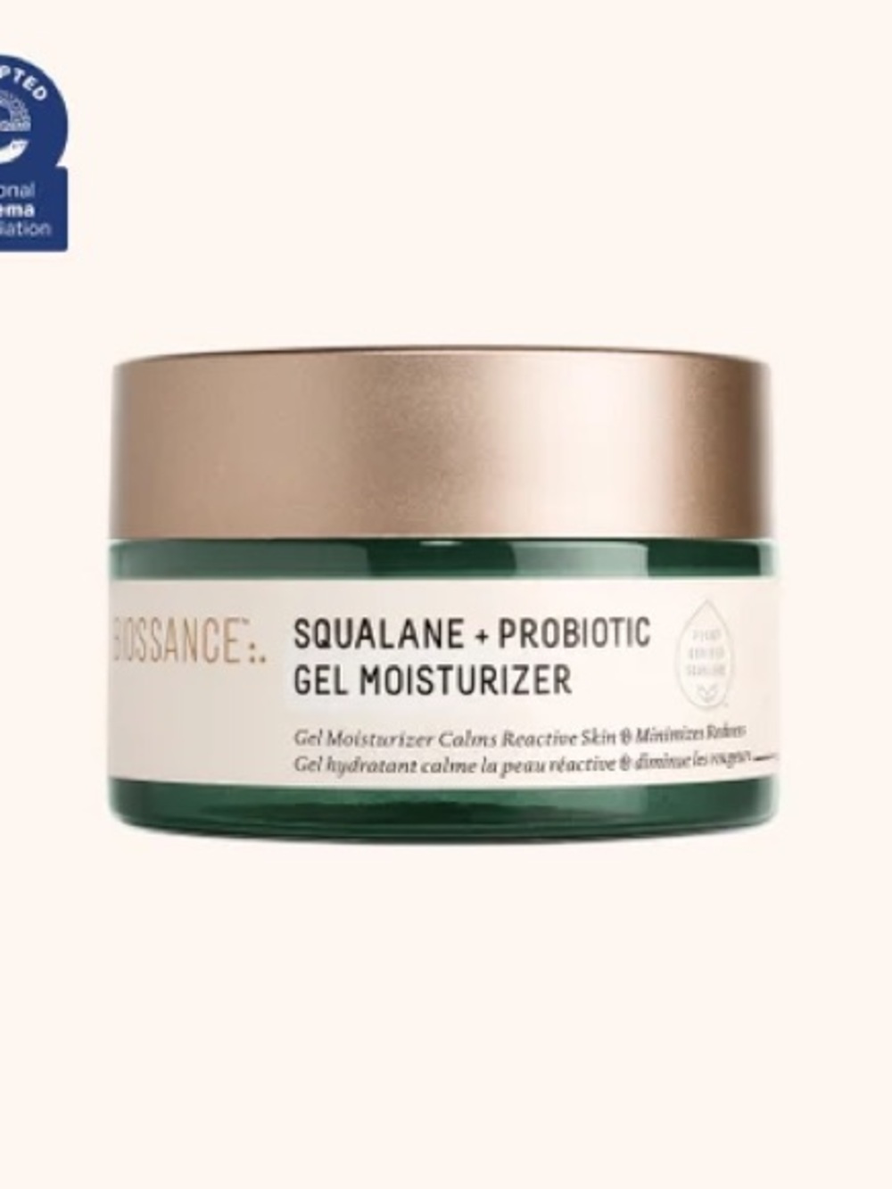 BIOSSANCE Squalane + Probiotic Gel Moisturizer  1.7 Fl Oz